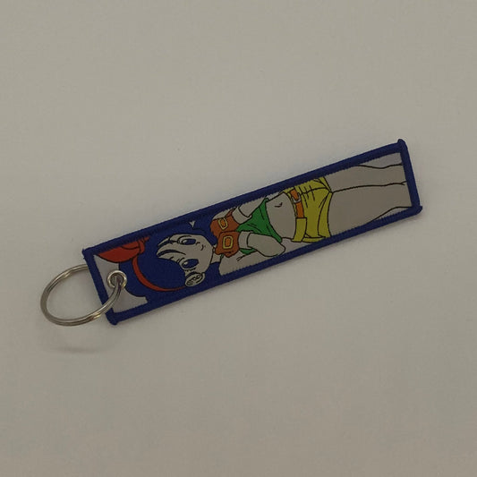 LIMITED Dragonball Arale Norimaki EMBROIDERED KEY CHAIN