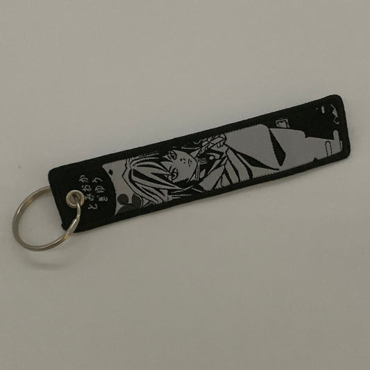 LIMITED Demon Slayer Giyu Tomioka EMBROIDERED KEY CHAIN