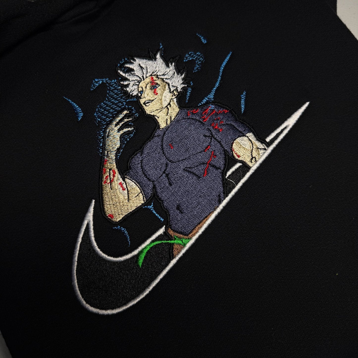 LIMITED Gojo Wraith EMBROIDERED ANIME HOODIE