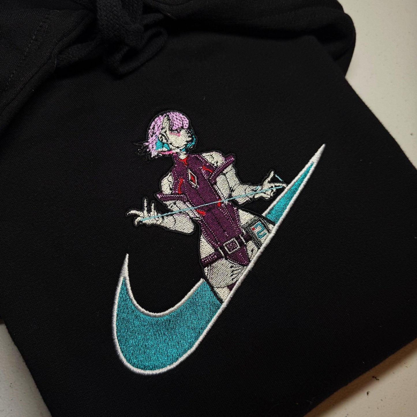 LIMITED Cyberpunk Lucy Gyat EMBROIDERED ANIME HOODIE