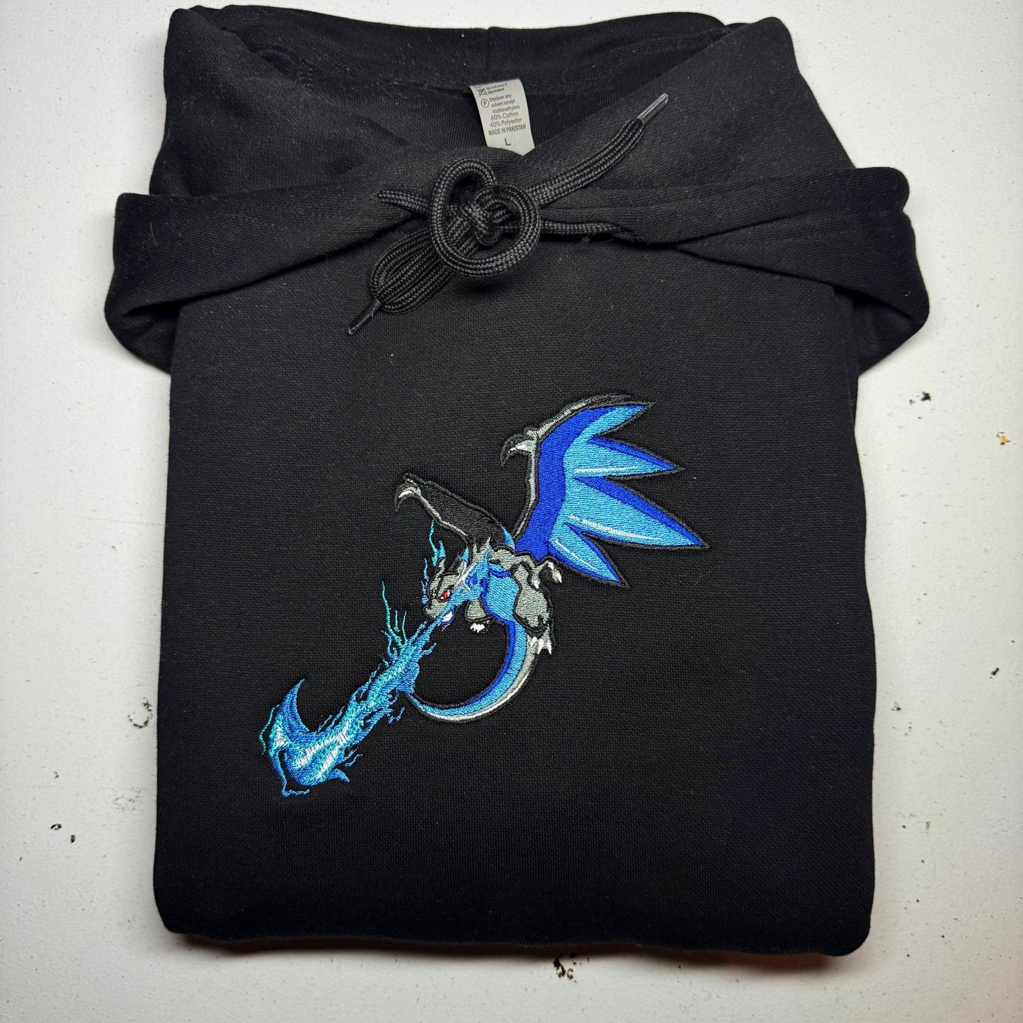 LIMITED Charizard X EMBROIDERED ANIME HOODIE