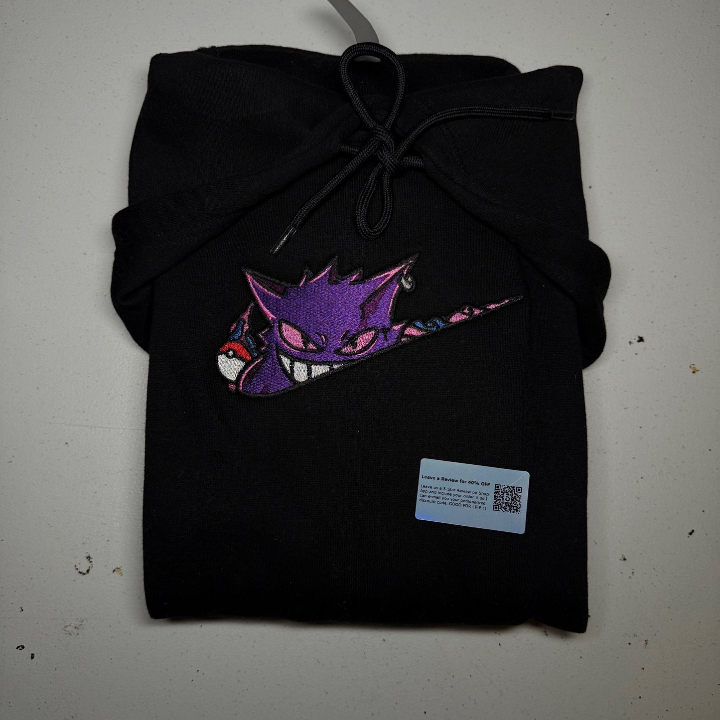 LIMITED Gengar EMBROIDERED ANIME HOODIE