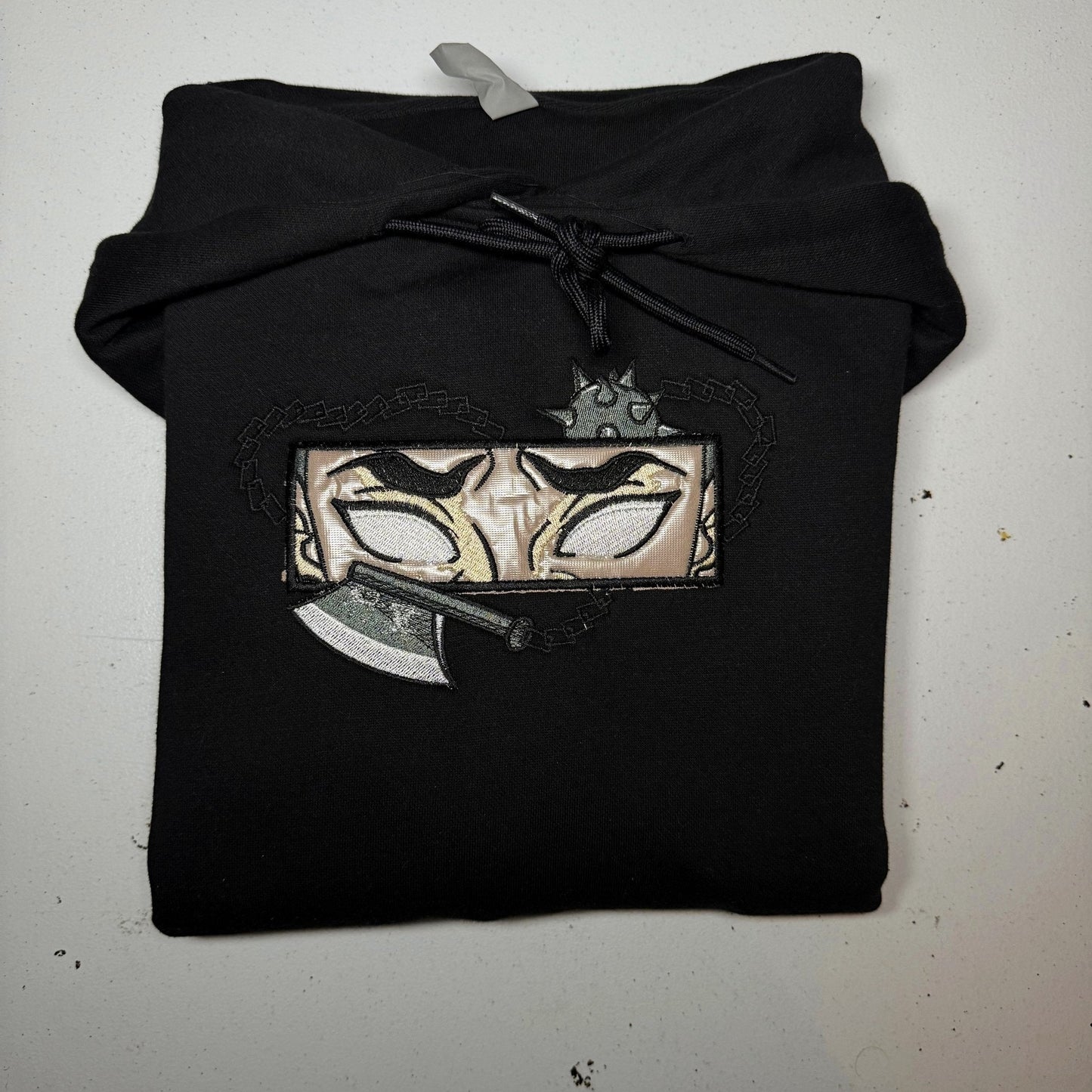 LIMITED Gyōmei Himejima Stone Hashira EMBROIDERED ANIME HOODIE