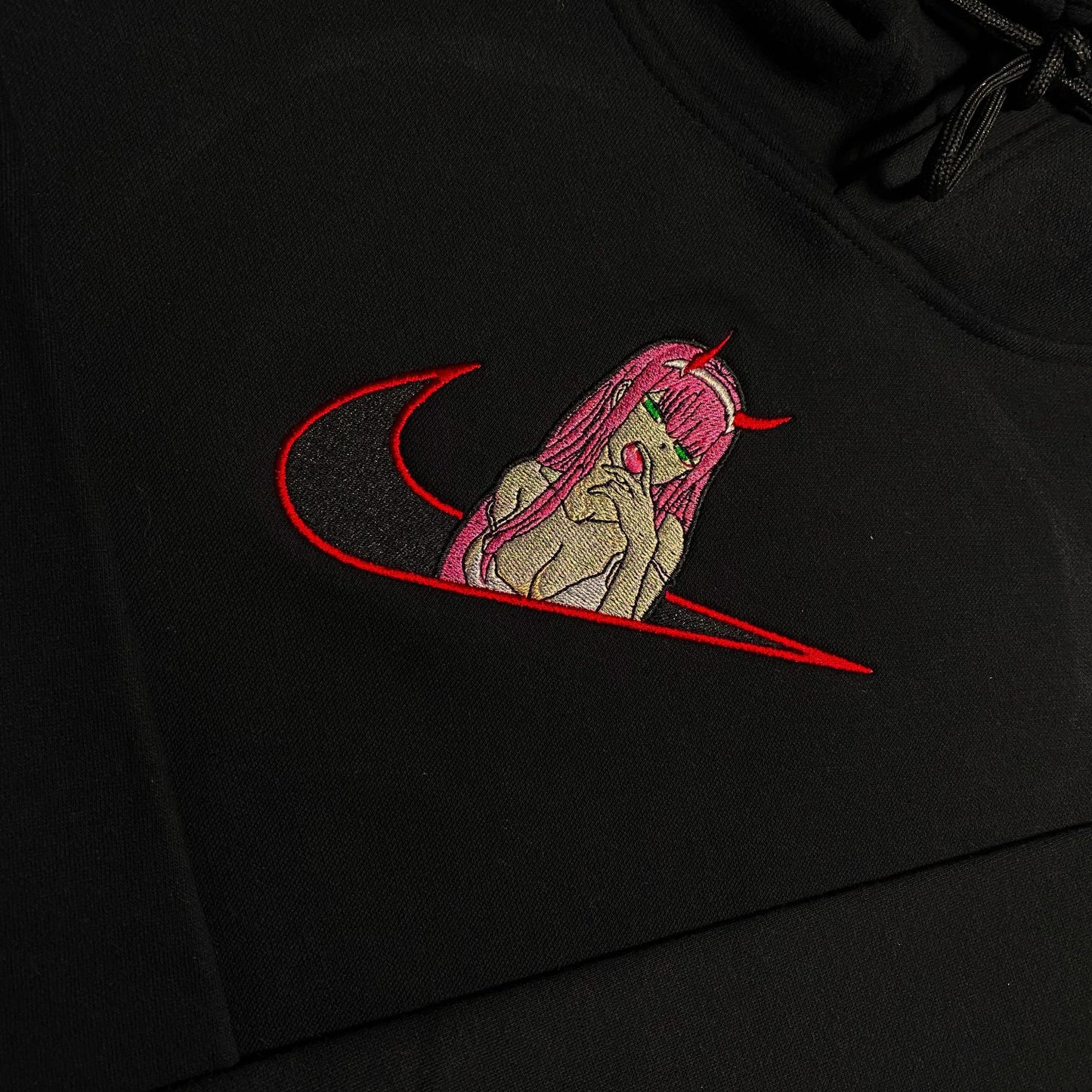 LIMITED Zero Two X Gyat EMBROIDERED GYM HOODIE