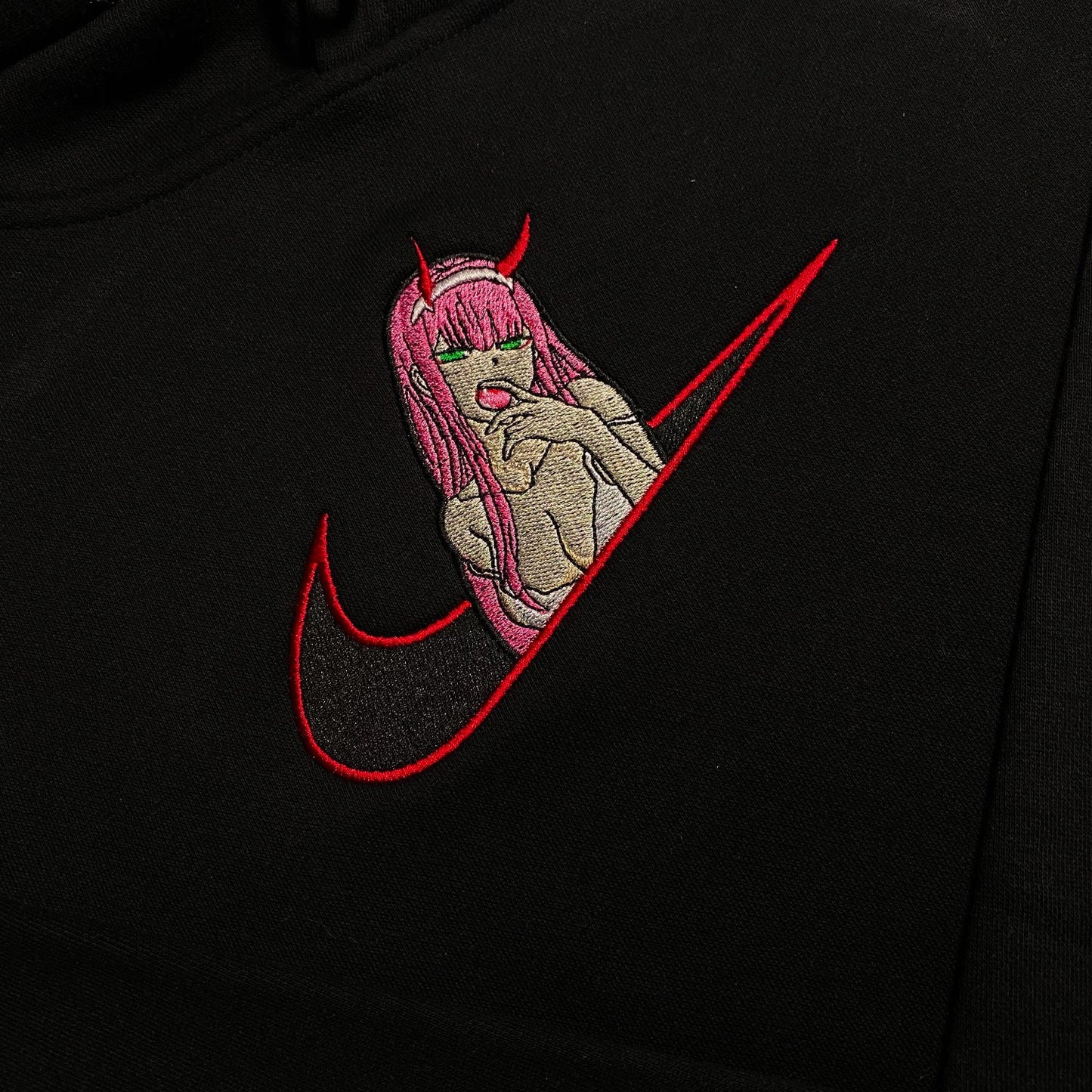 LIMITED Zero Two X Gyat EMBROIDERED GYM HOODIE