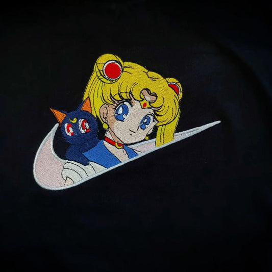 LIMITED Sailor Moon EMBROIDERED GYM HOODIE