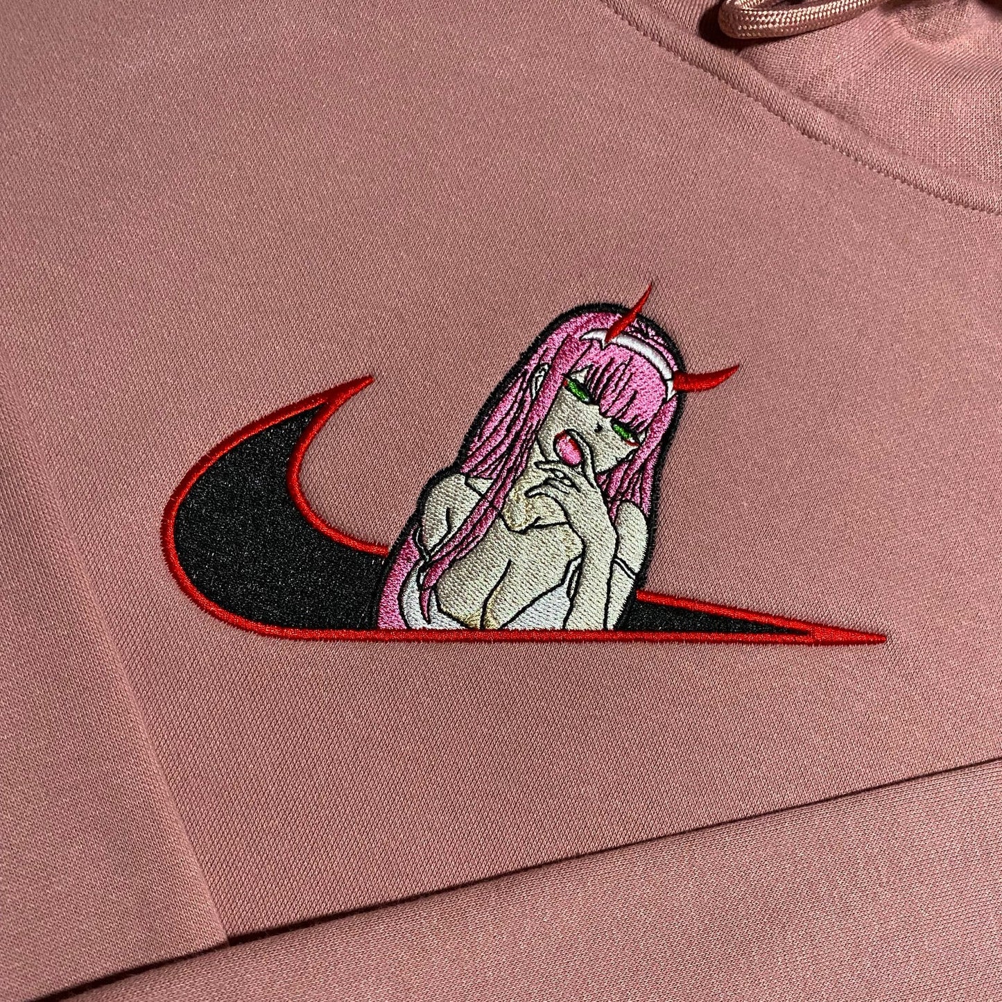 LIMITED Zero Two X Gyat EMBROIDERED GYM HOODIE