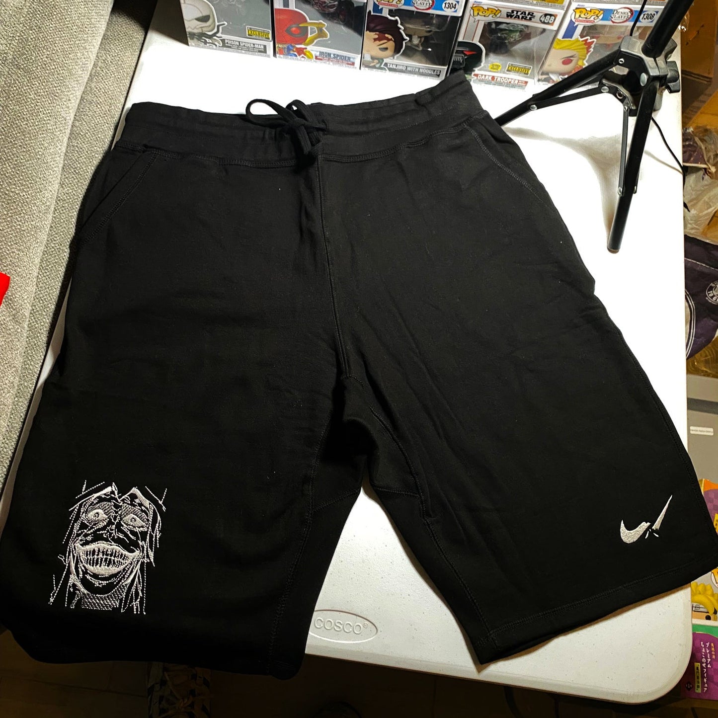 LIMITED Solo Leveling X Statue of God Embroidered GYM SHORTS