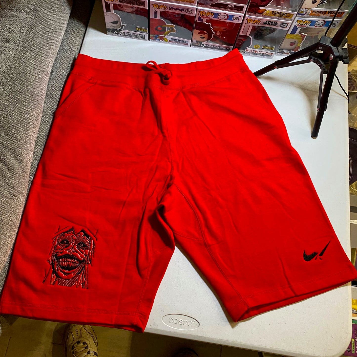 LIMITED Solo Leveling X Statue of God Embroidered GYM SHORTS