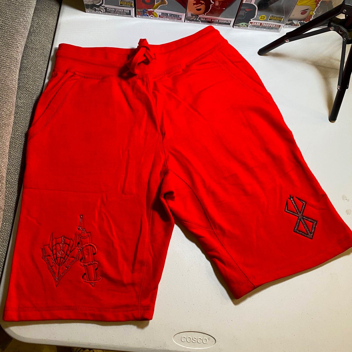 LIMITED Berserk Demon Embroidered GYM SHORTS