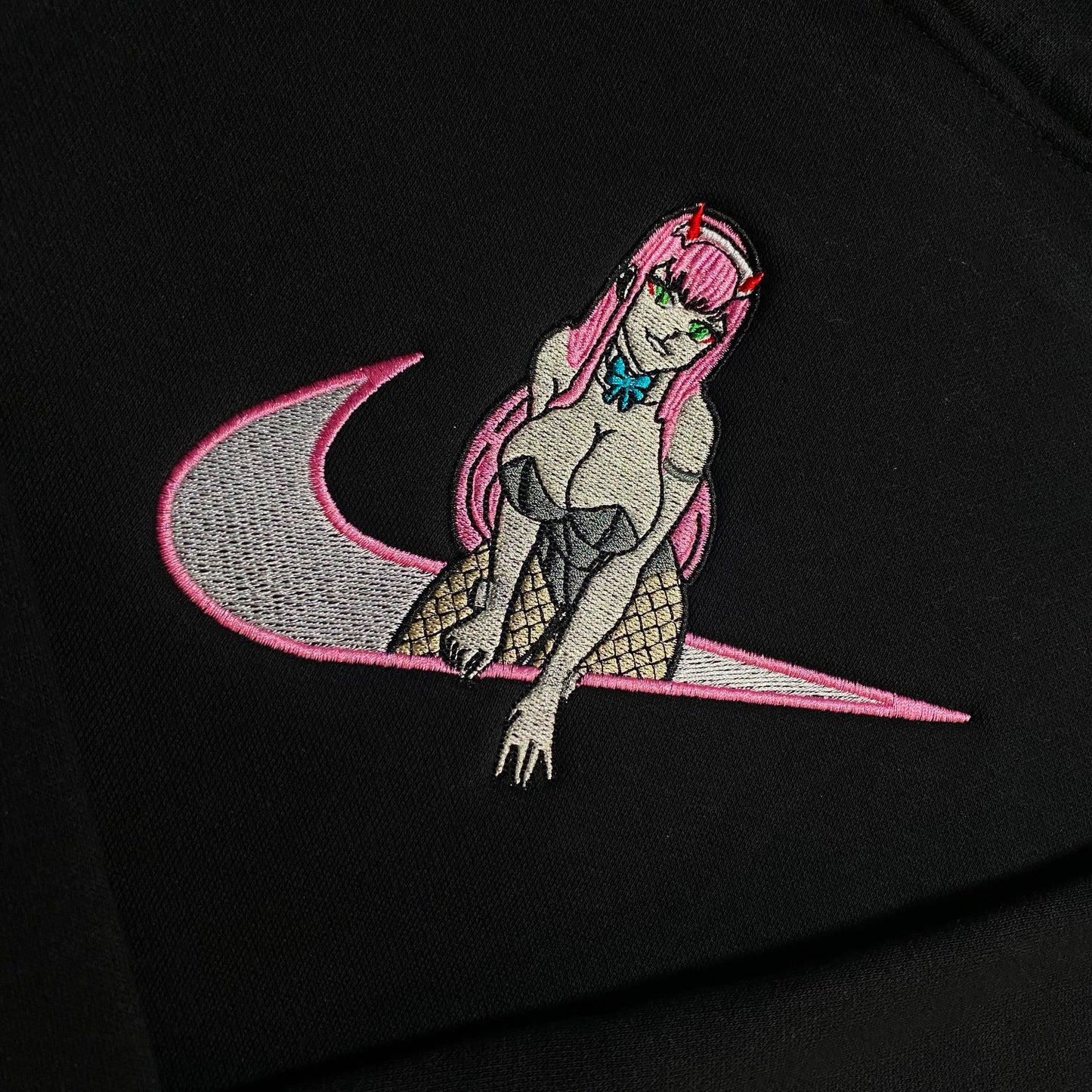 LIMITED Zero Two X Gyat EMBROIDERED GYM HOODIE