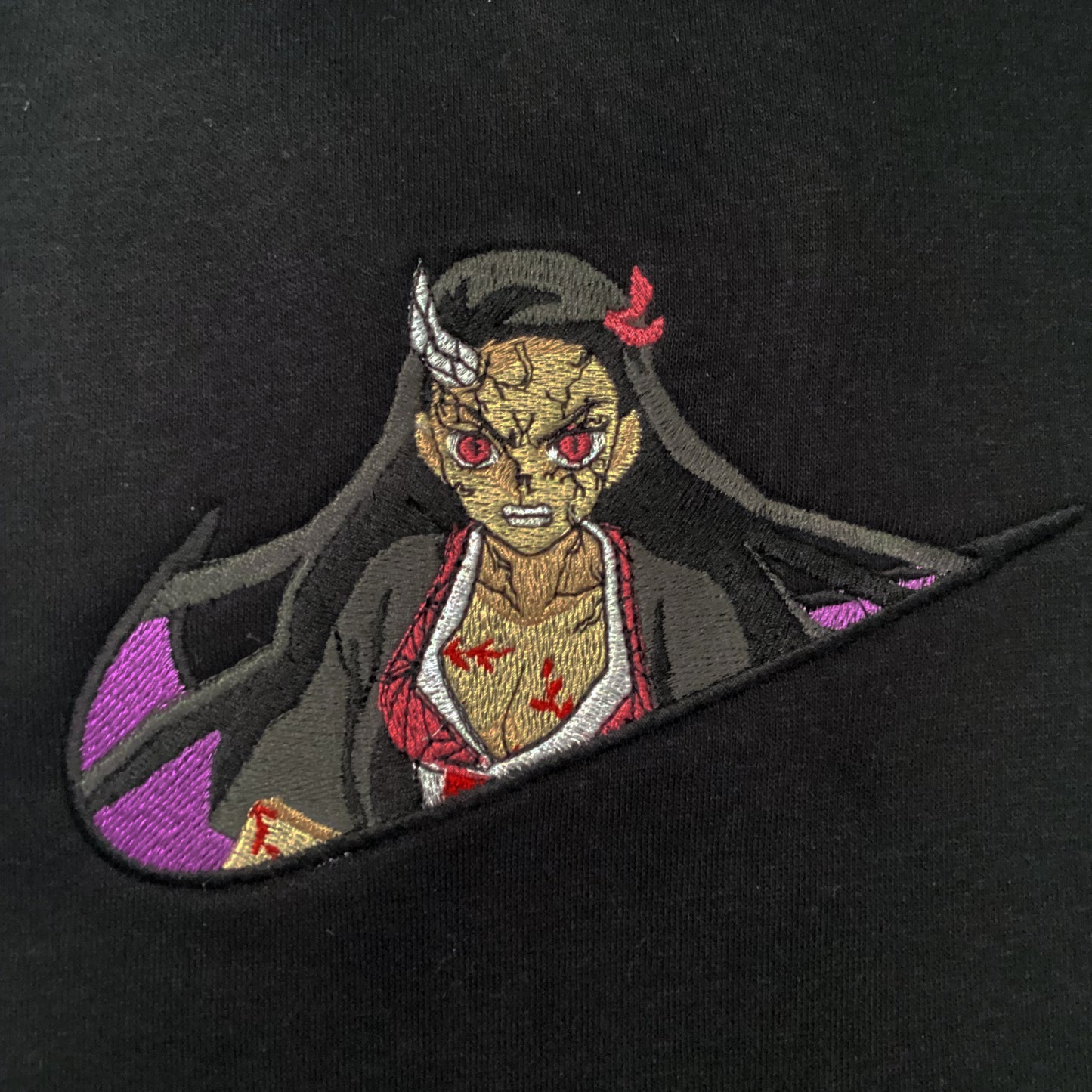 LIMITED Nezuko Gyat EMBROIDERED ANIME GYM HOODIE