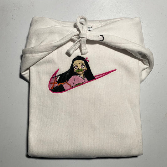 LIMITED Nezuko EMBROIDERED ANIME HOODIE