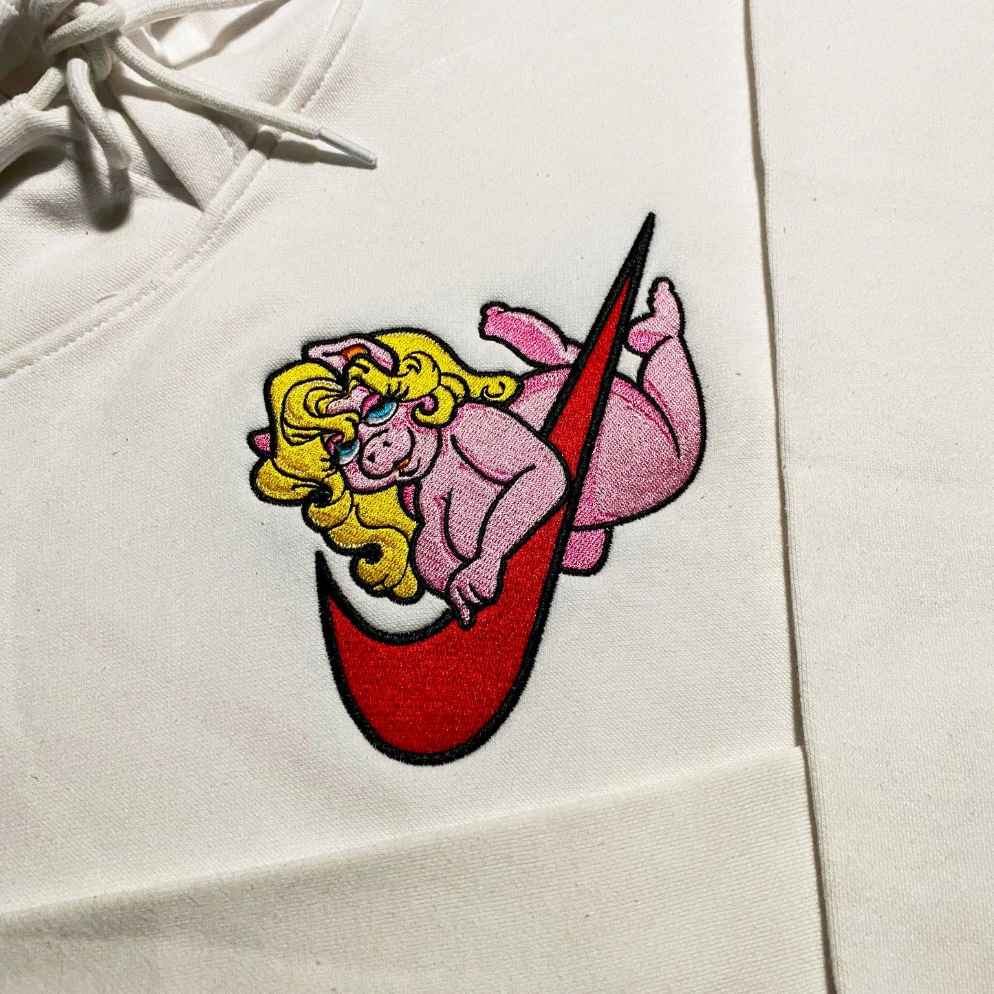 LIMITED Miss Piggy Gyat EMBROIDERED GYM HOODIE