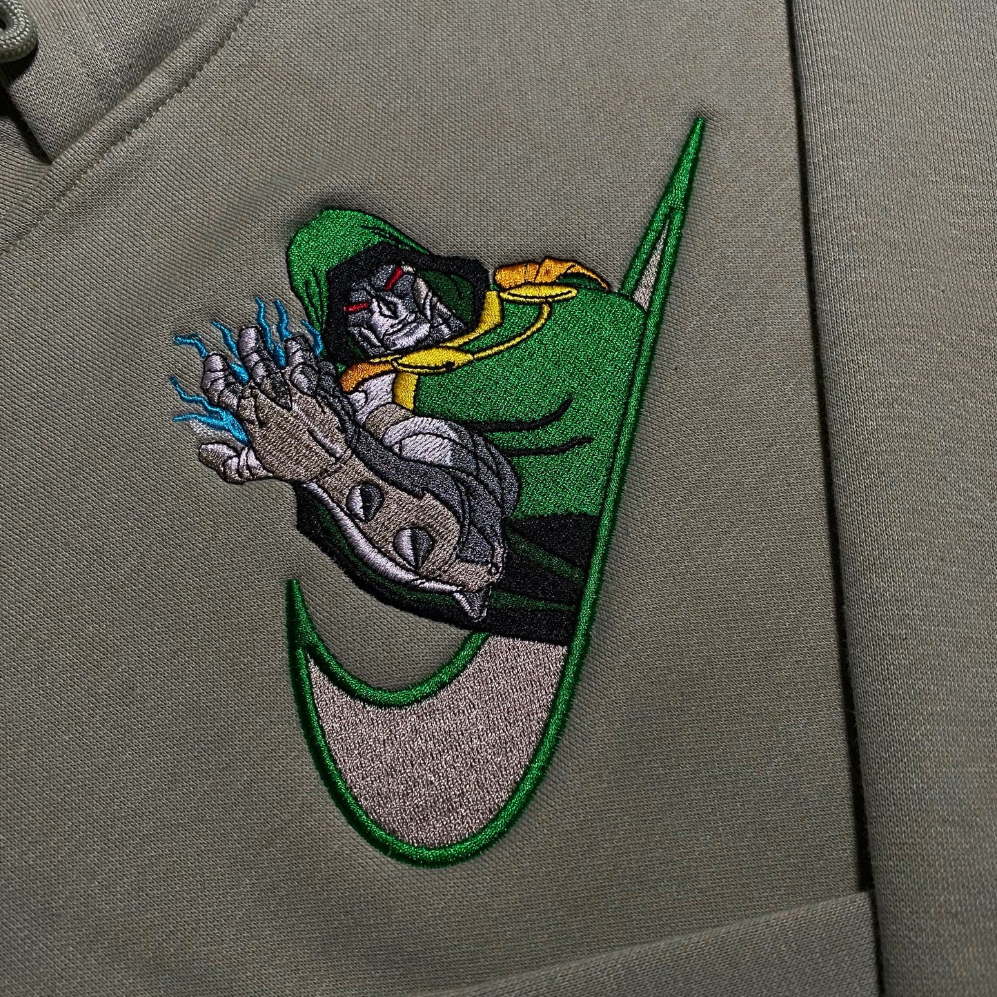 LIMITED MF Dr. Doom EMBROIDERED GYM HOODIE