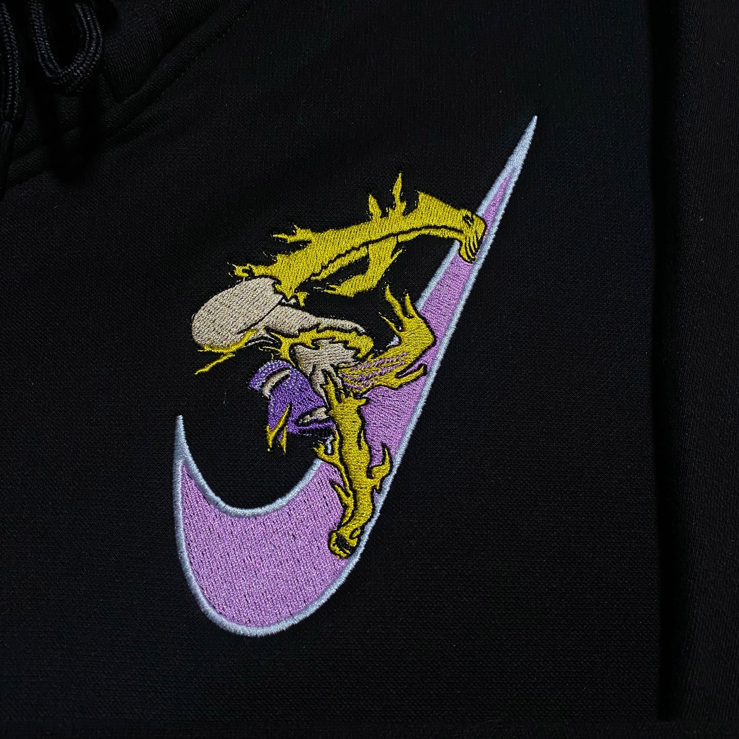 LIMITED Yoruichi Gyat EMBROIDERED ANIME HOODIE