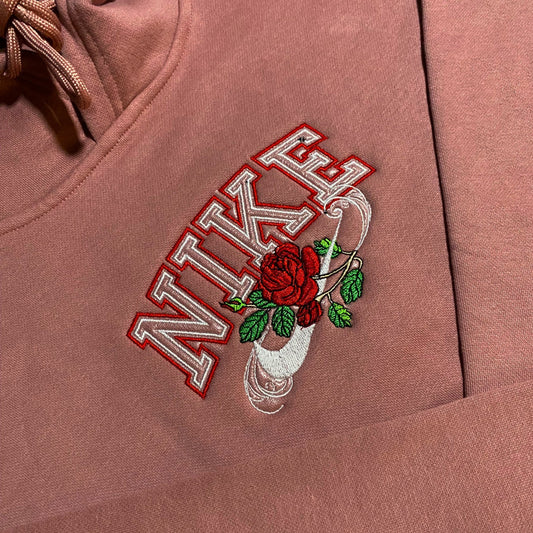 LIMITED VALENTINE'S X ROSE EMBROIDERED HOODIE