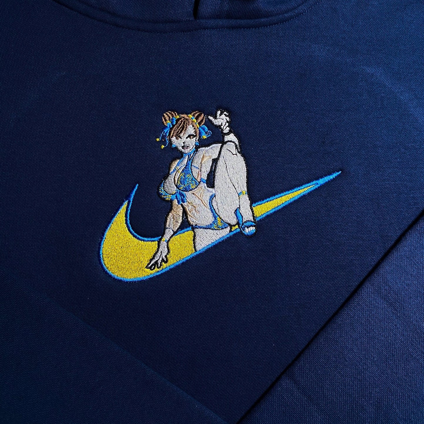 LIMITED Streetfighter Chun-Li Gyat EMBROIDERED ANIME HOODIE