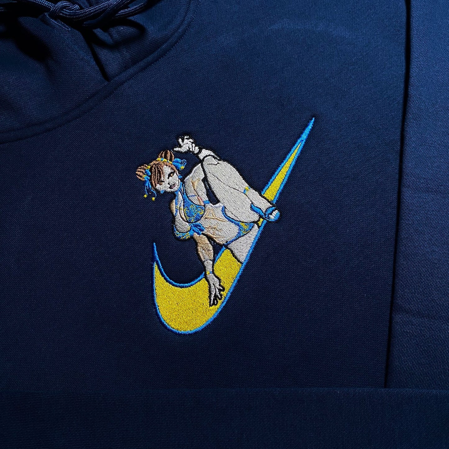 LIMITED Streetfighter Chun-Li Gyat EMBROIDERED ANIME HOODIE