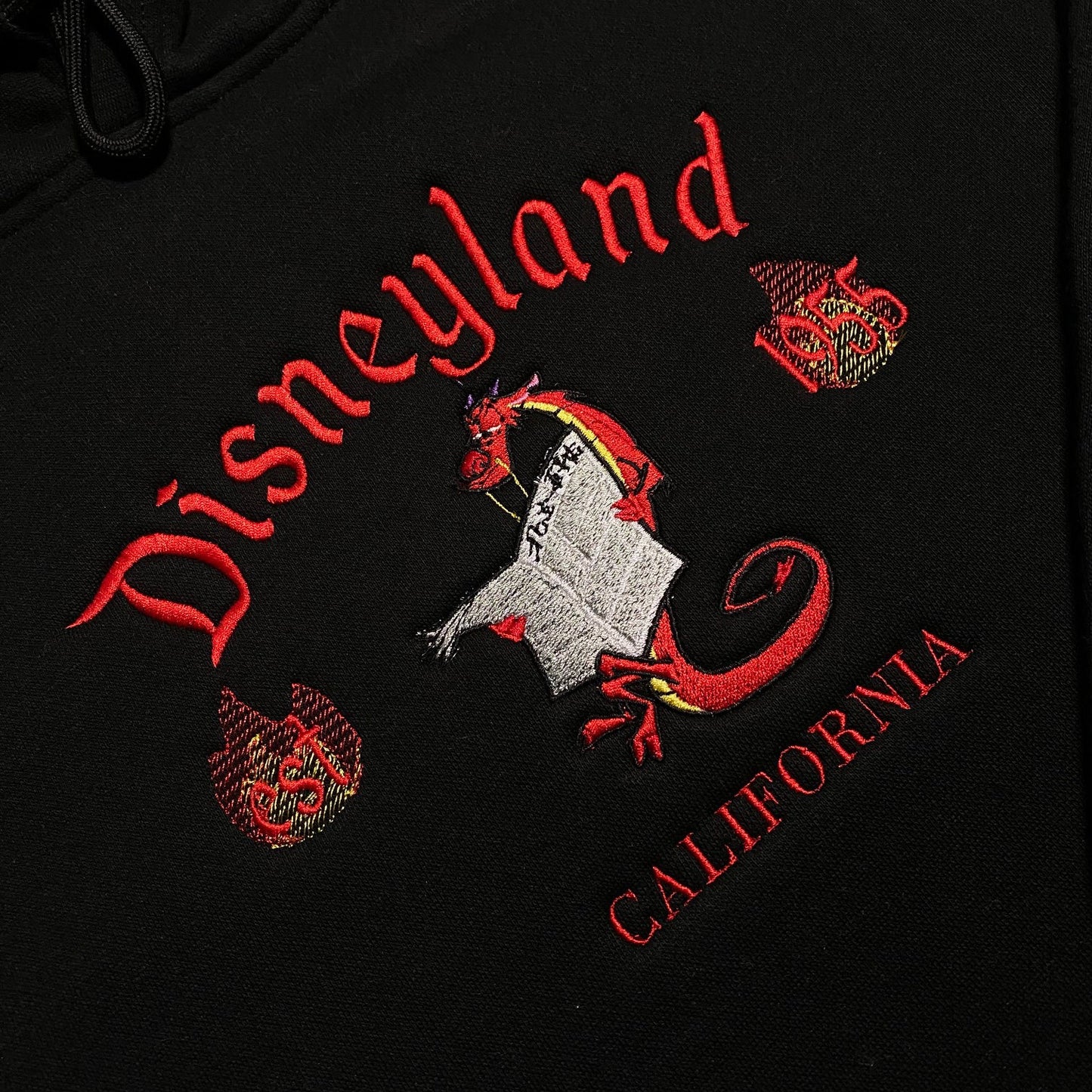 LIMITED VALENTINE'S X Mulan Mushu EMBROIDERED HOODIE