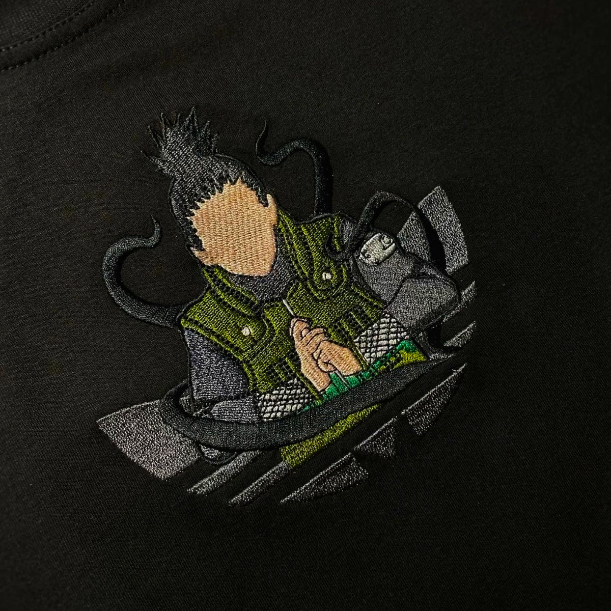 LIMITED Shikamaru Custom Adidas EMBROIDERED T-Shirt