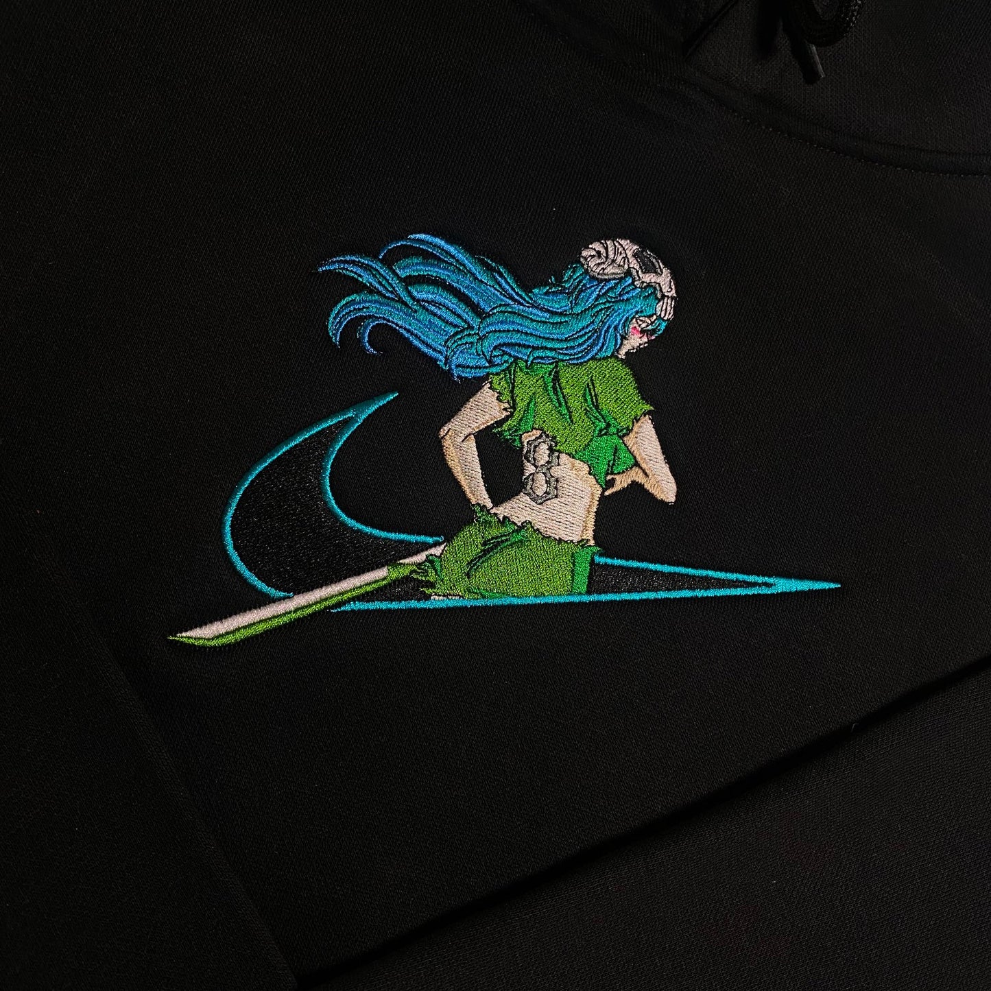 LIMITED Tres Espada Nelliel Tu Gyat EMBROIDERED GYM HOODIE