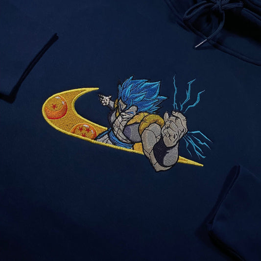 LIMITED Dragonball X Super Saiyan God Gogeta EMBROIDERED HOODIE