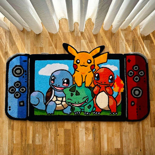 Pokémon Starters Handmade Rug