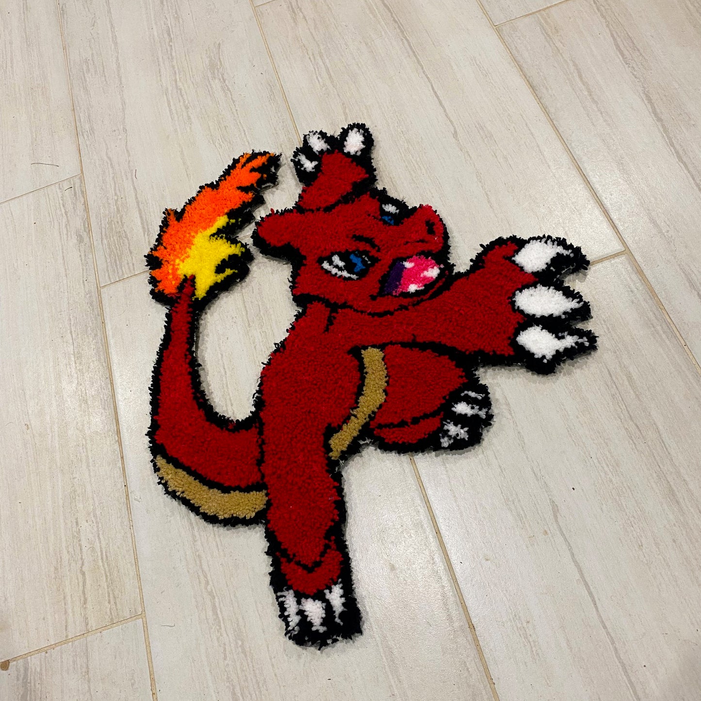 Pokémon Charmeleon Handmade Rug