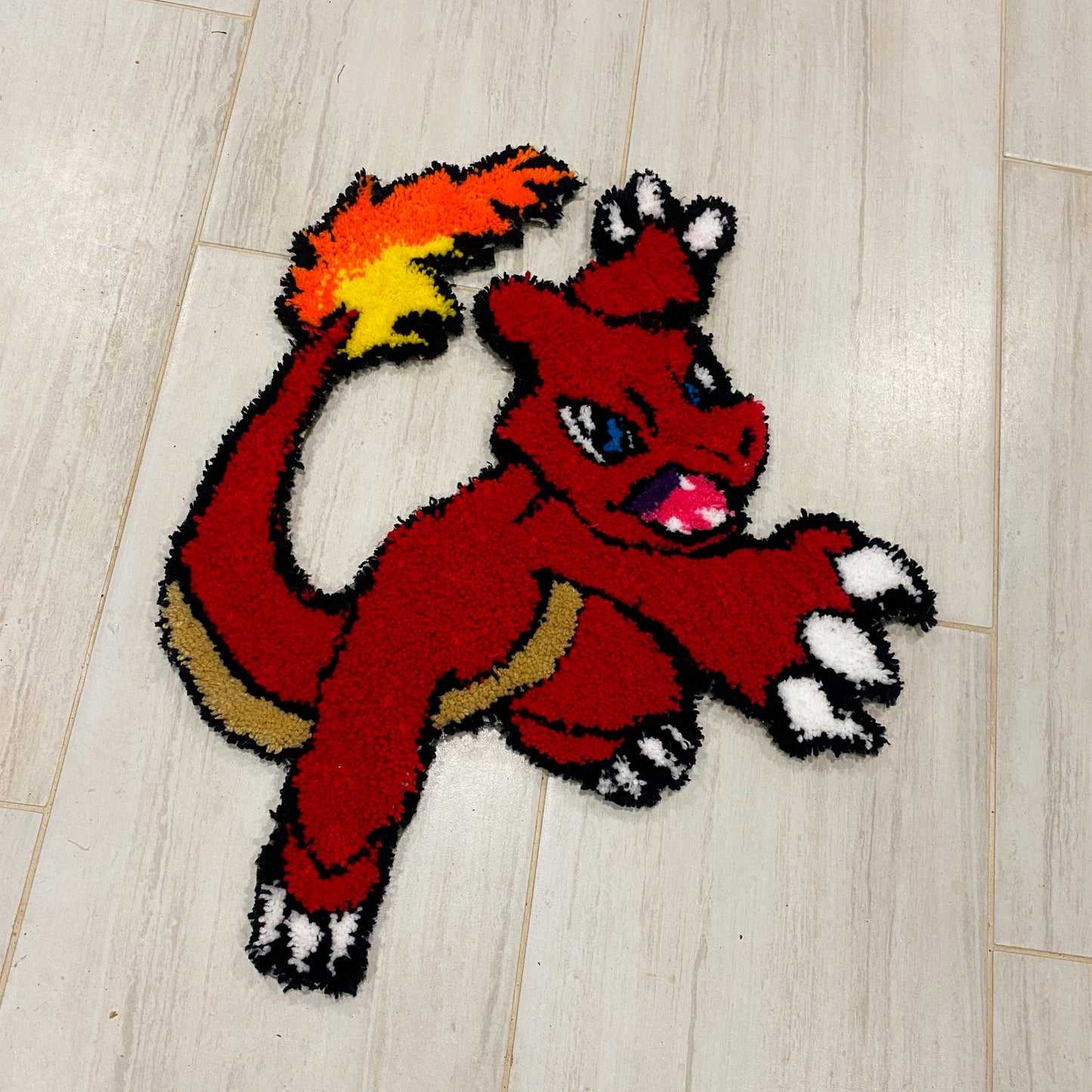 Pokémon Charmeleon Handmade Rug