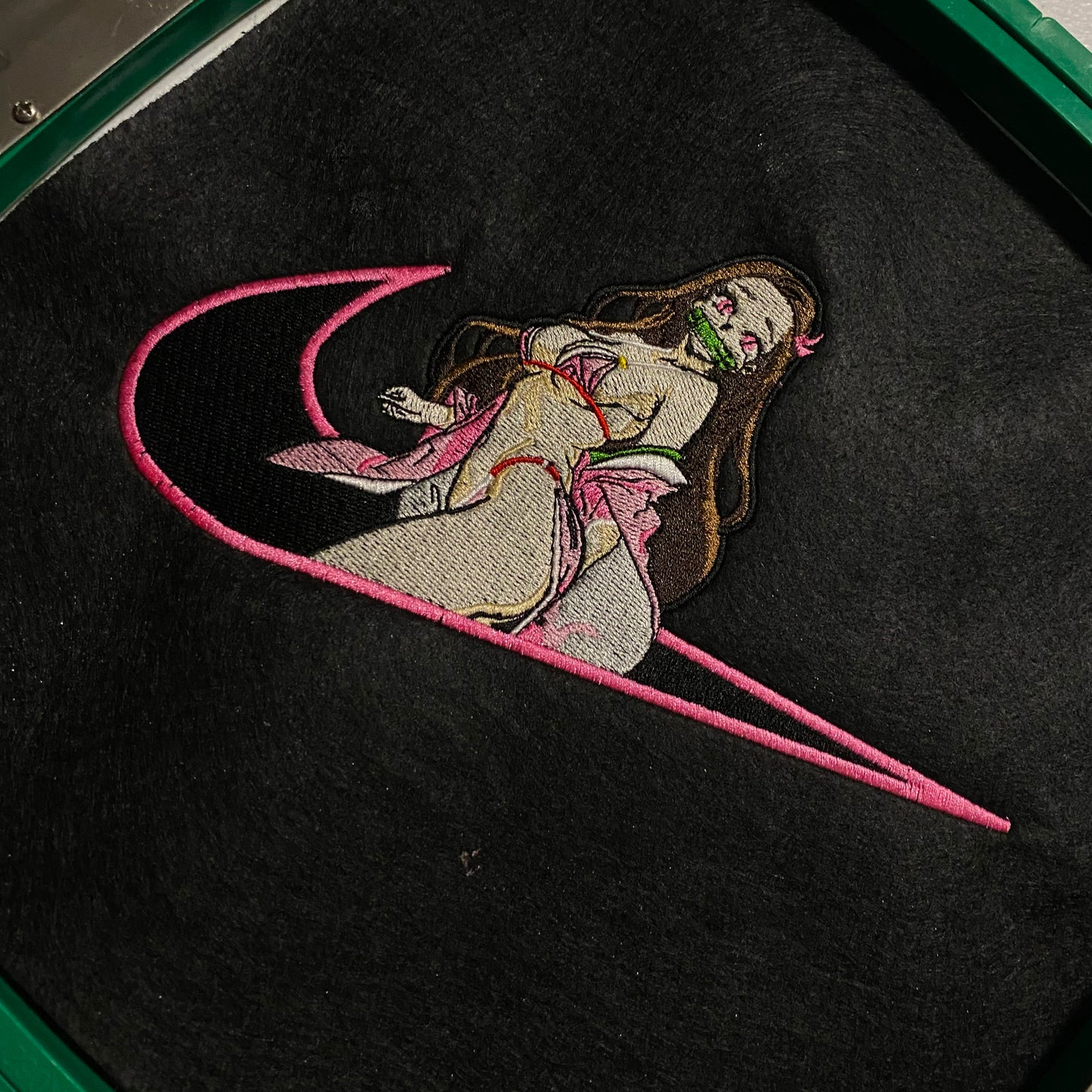 LIMITED Nezuko Gyat EMBROIDERED ANIME GYM HOODIE