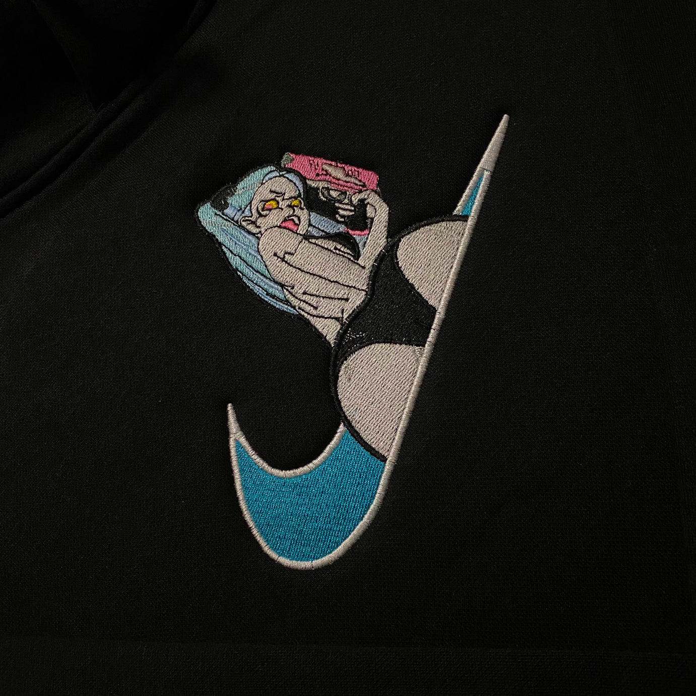 LIMITED Cyberpunk Rebecca Gyat EMBROIDERED ANIME GYM HOODIE