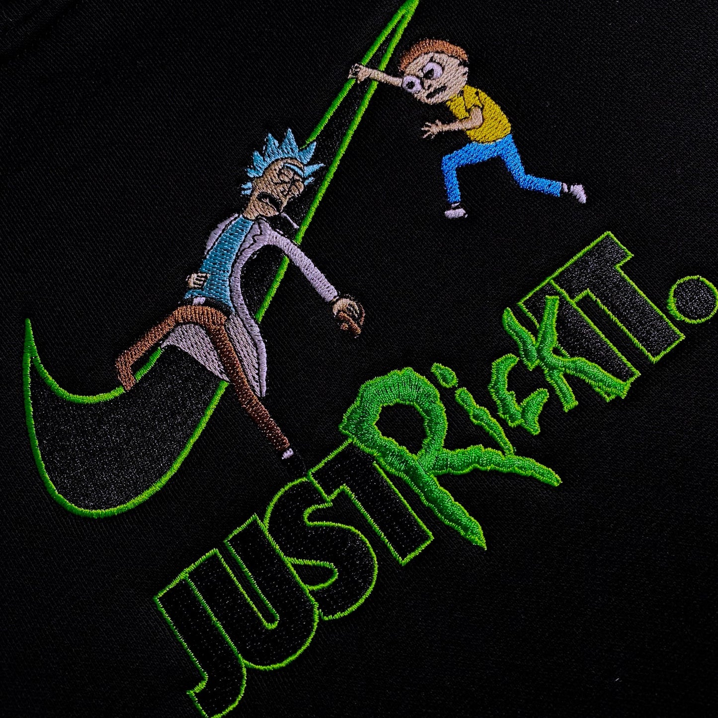 LIMITED Just Rick It Remix EMBROIDERED GYM HOODIE