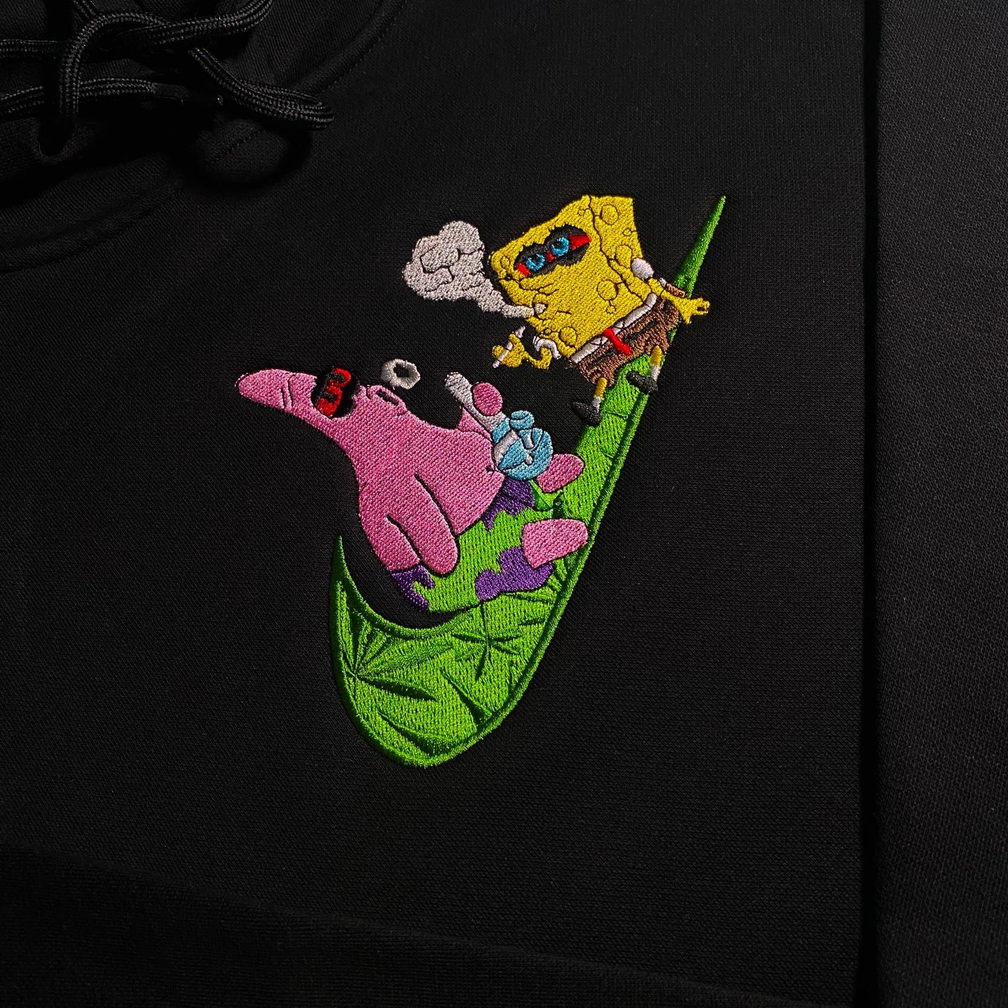 LIMITED SpongeBob 420 EMBROIDERED GYM HOODIE