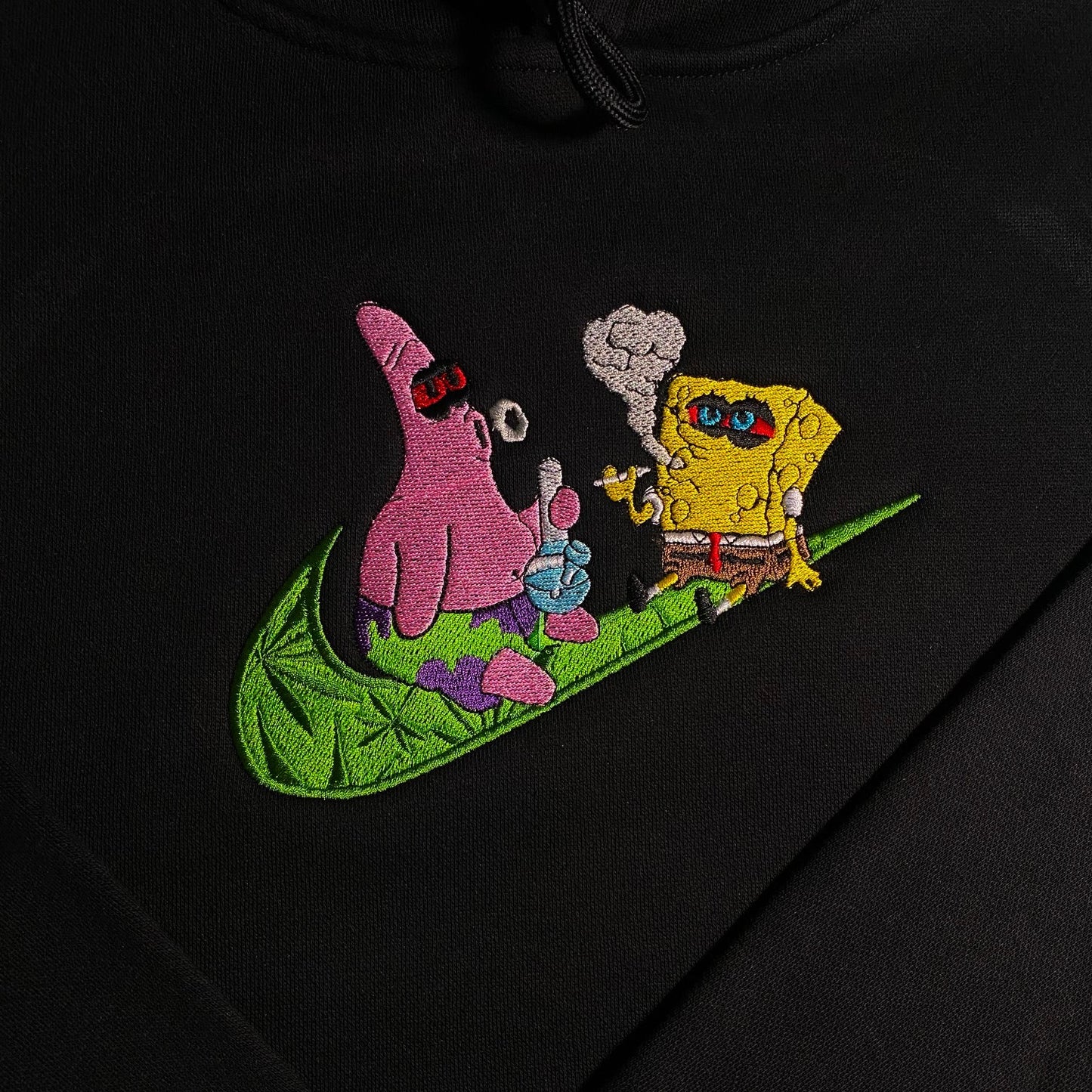 LIMITED SpongeBob 420 EMBROIDERED GYM HOODIE