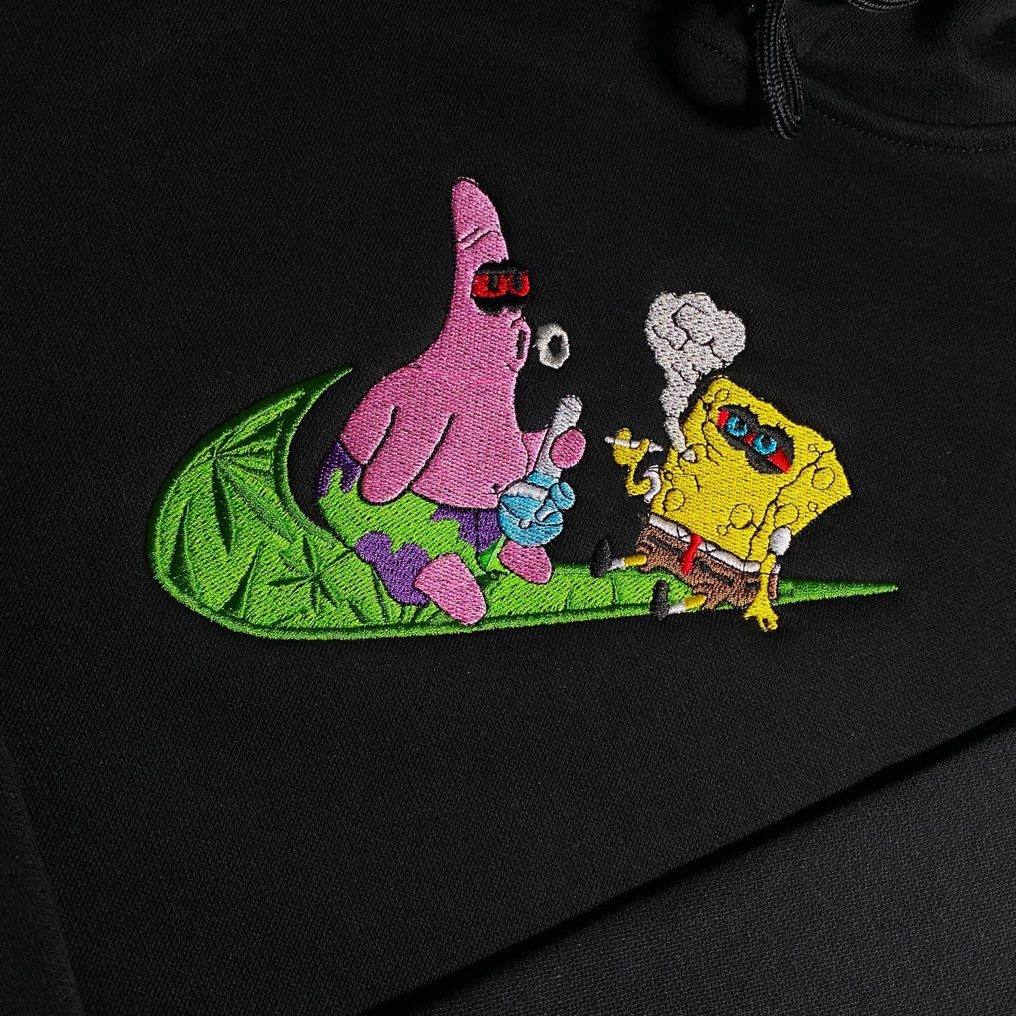 LIMITED SpongeBob 420 EMBROIDERED GYM HOODIE