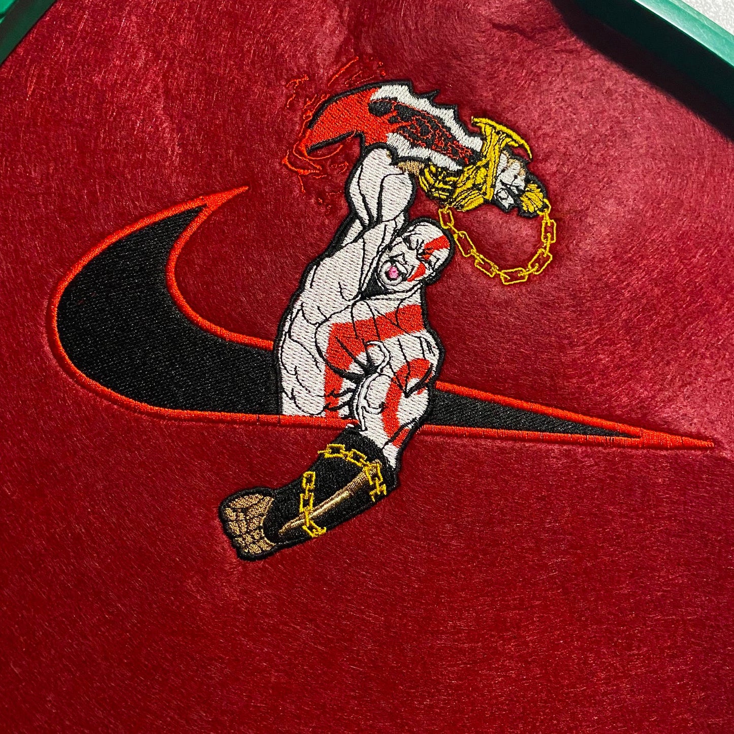 LIMITED God of War X Kratos EMBROIDERED ANIME HOODIE