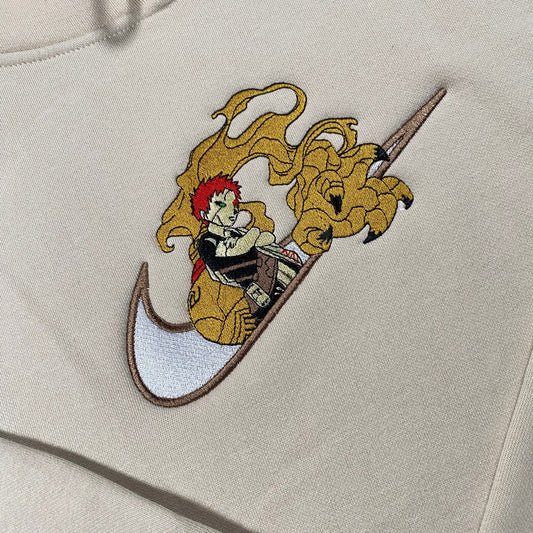 LIMITED Sand Demon EMBROIDERED ANIME HOODIE