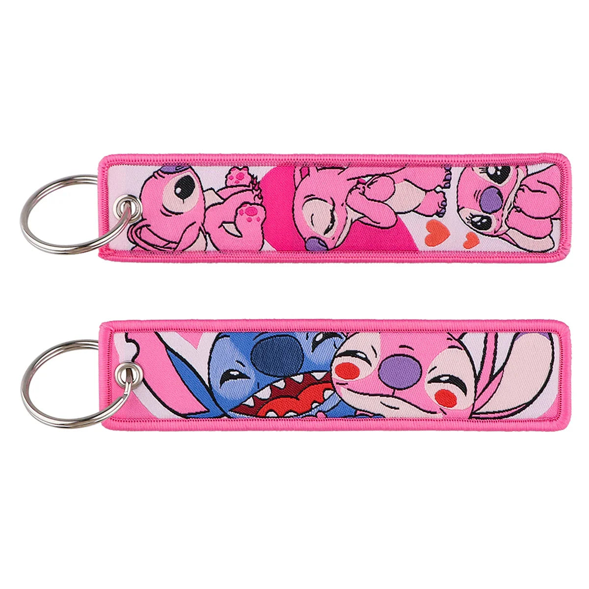 LIMITED Lilo and Stitch EMBROIDERED KEY CHAIN/TAG