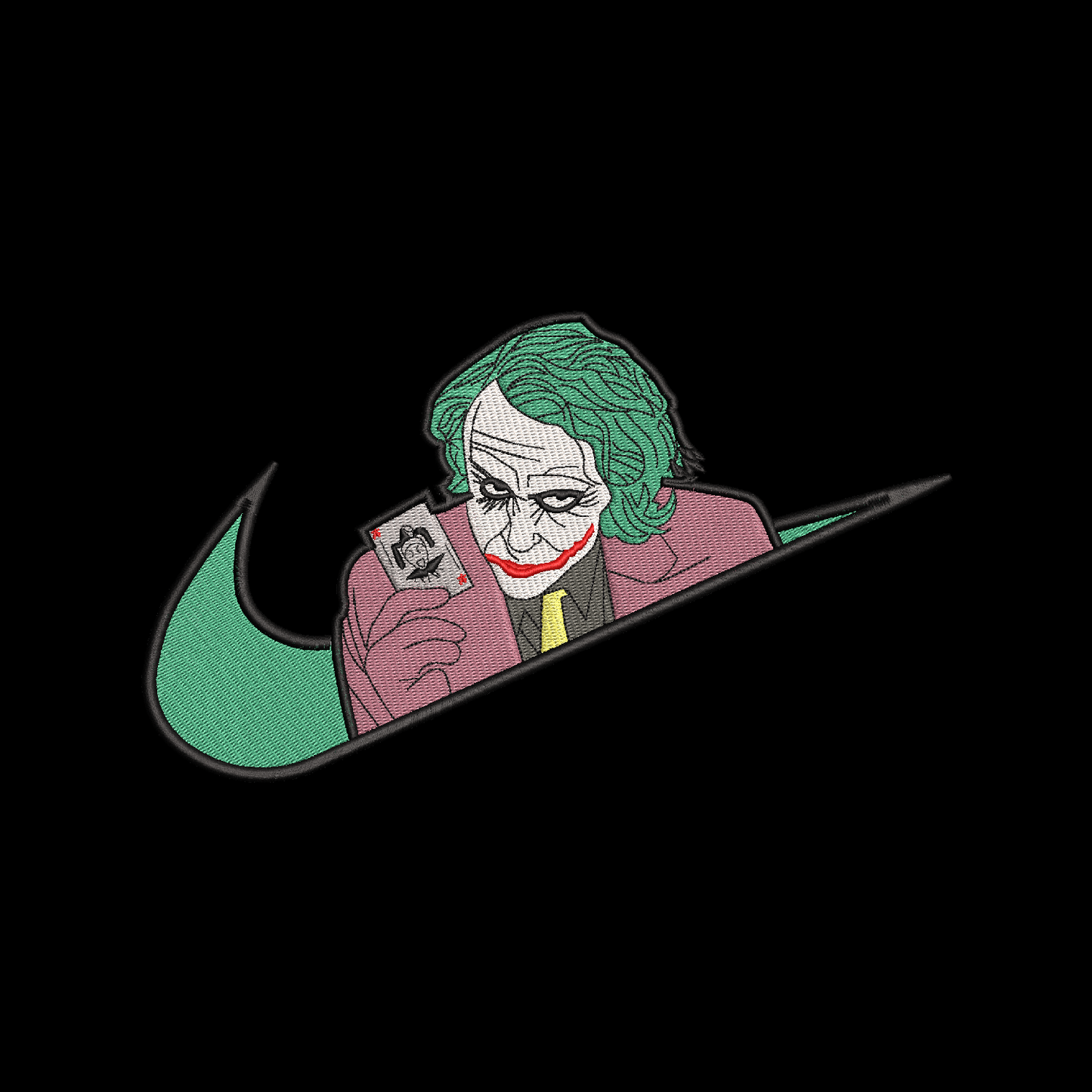 LIMITED Joker Embroidered Anime T-Shirt