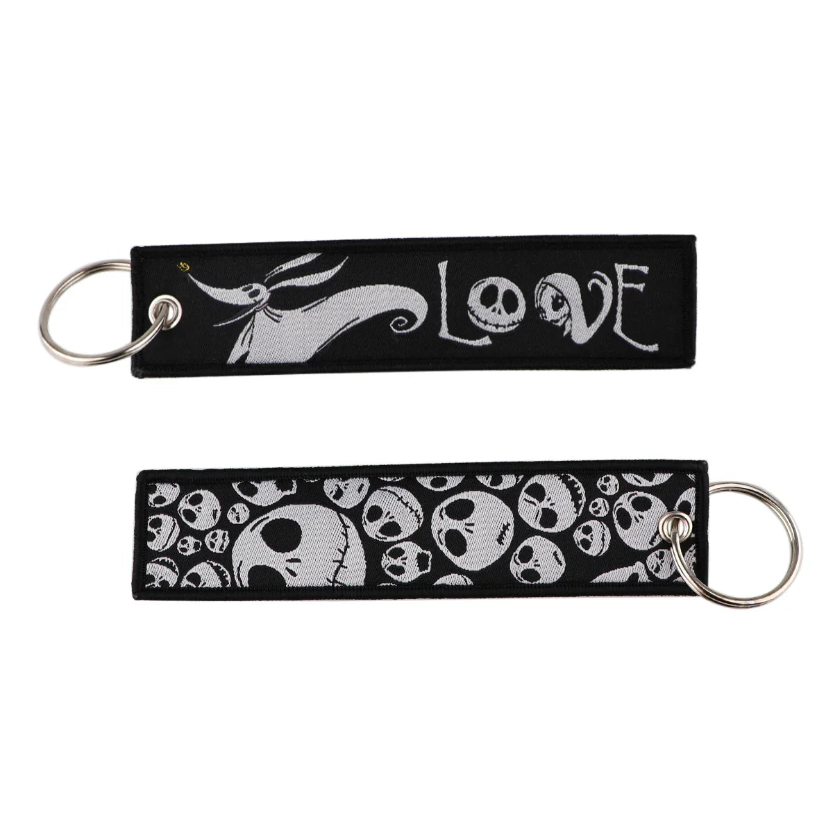 LIMITED Nightmare Before Christmas EMBROIDERED KEY CHAIN/TAG