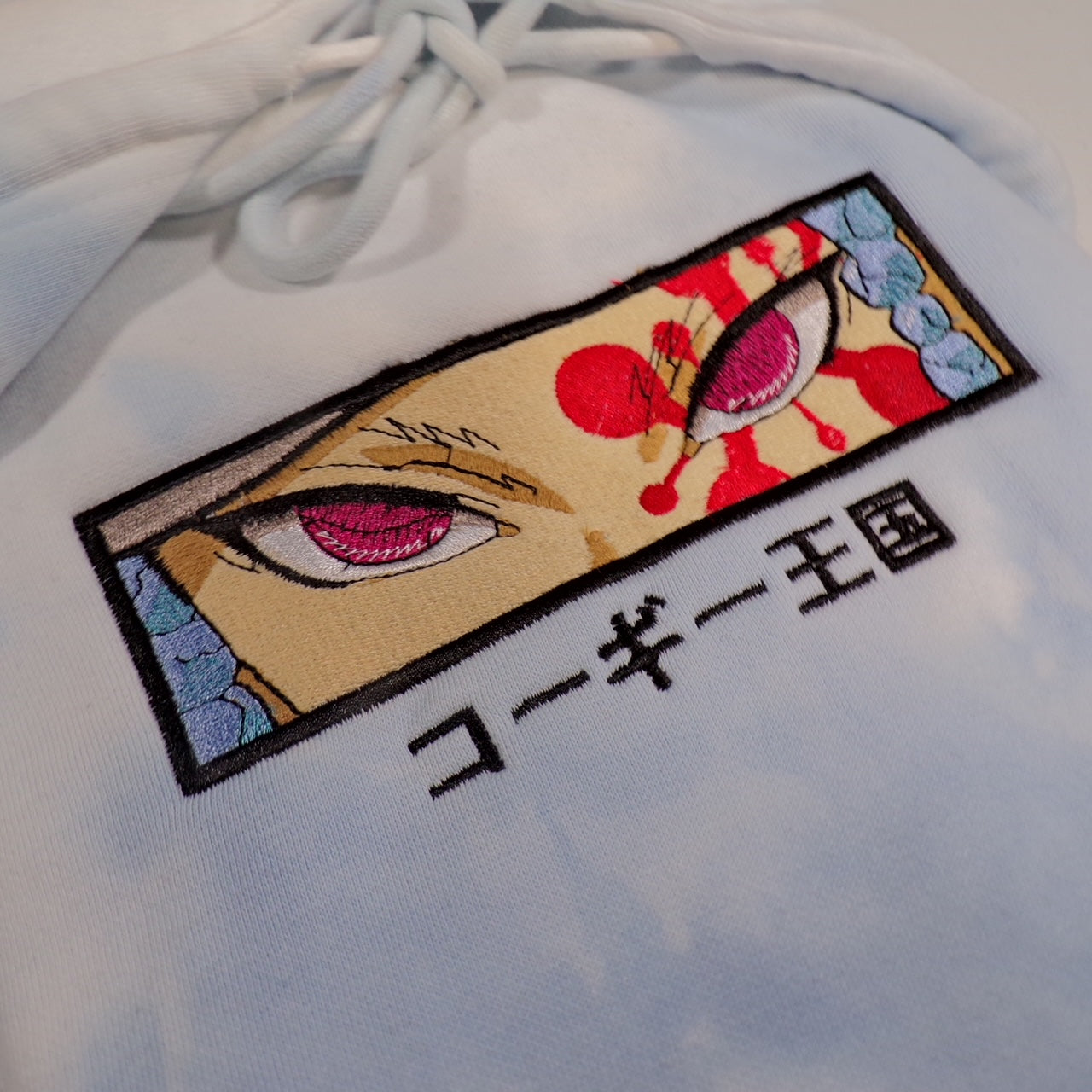 LIMITED Demon Slayer Tengen Uzui Eyes of Heaven EMBROIDERED HOODIE