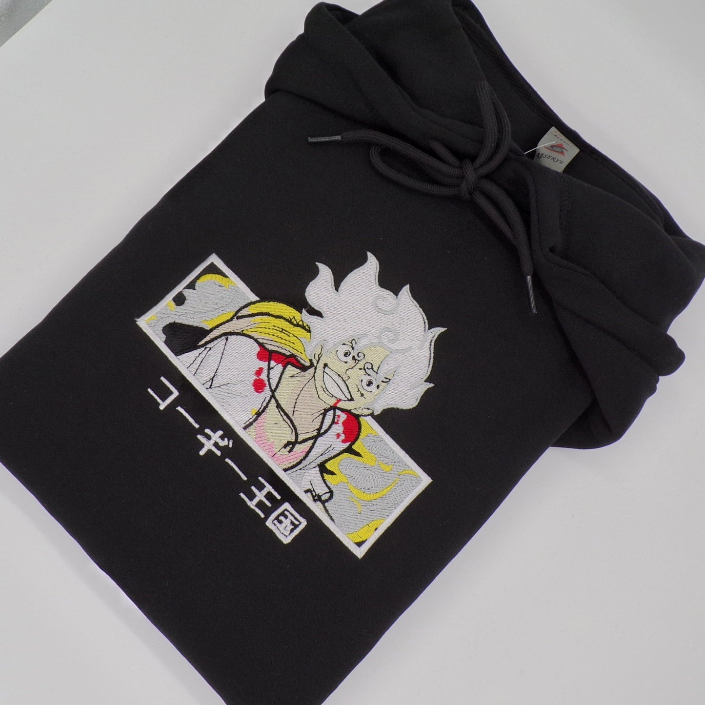 LIMITED ONE PIECE MONKEY D. LUFFY CANON GEAR 5 KINGDAMN CUSTOM EMBROIDERED HOODIE