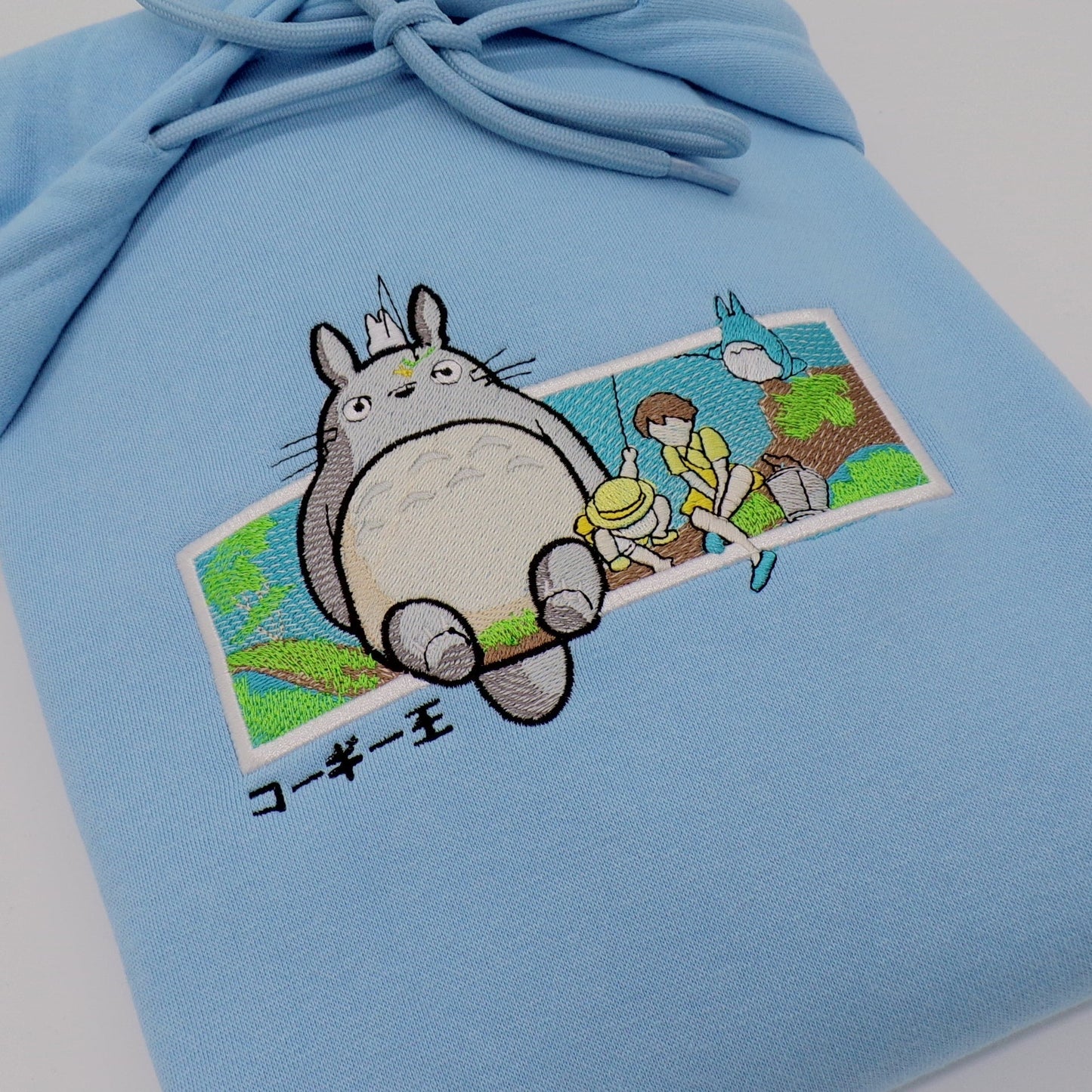 LIMITED MY NEIGHBOR TOTORO KINGDAMN CUSTOM EMBROIDERED HOODIE