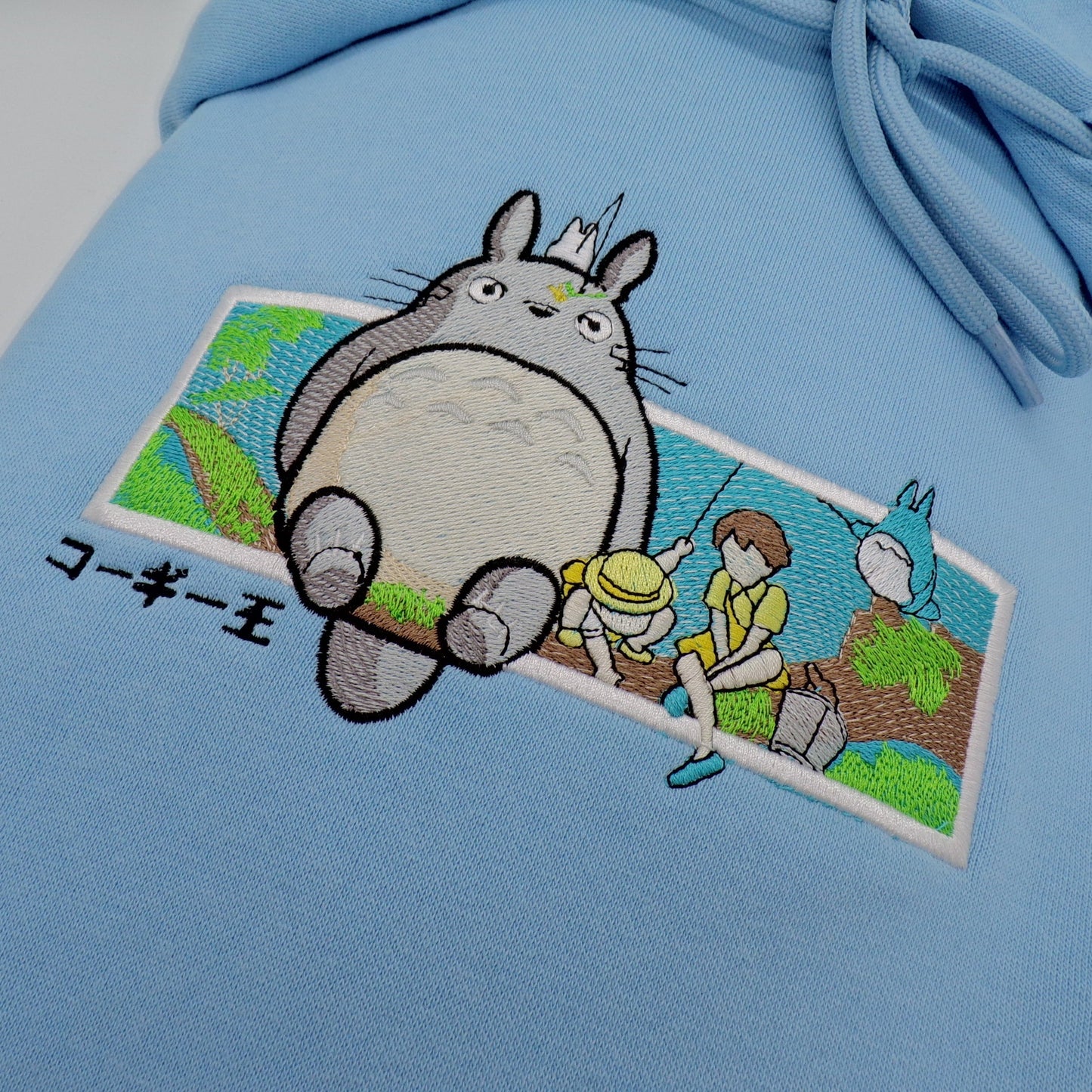 LIMITED MY NEIGHBOR TOTORO KINGDAMN CUSTOM EMBROIDERED HOODIE