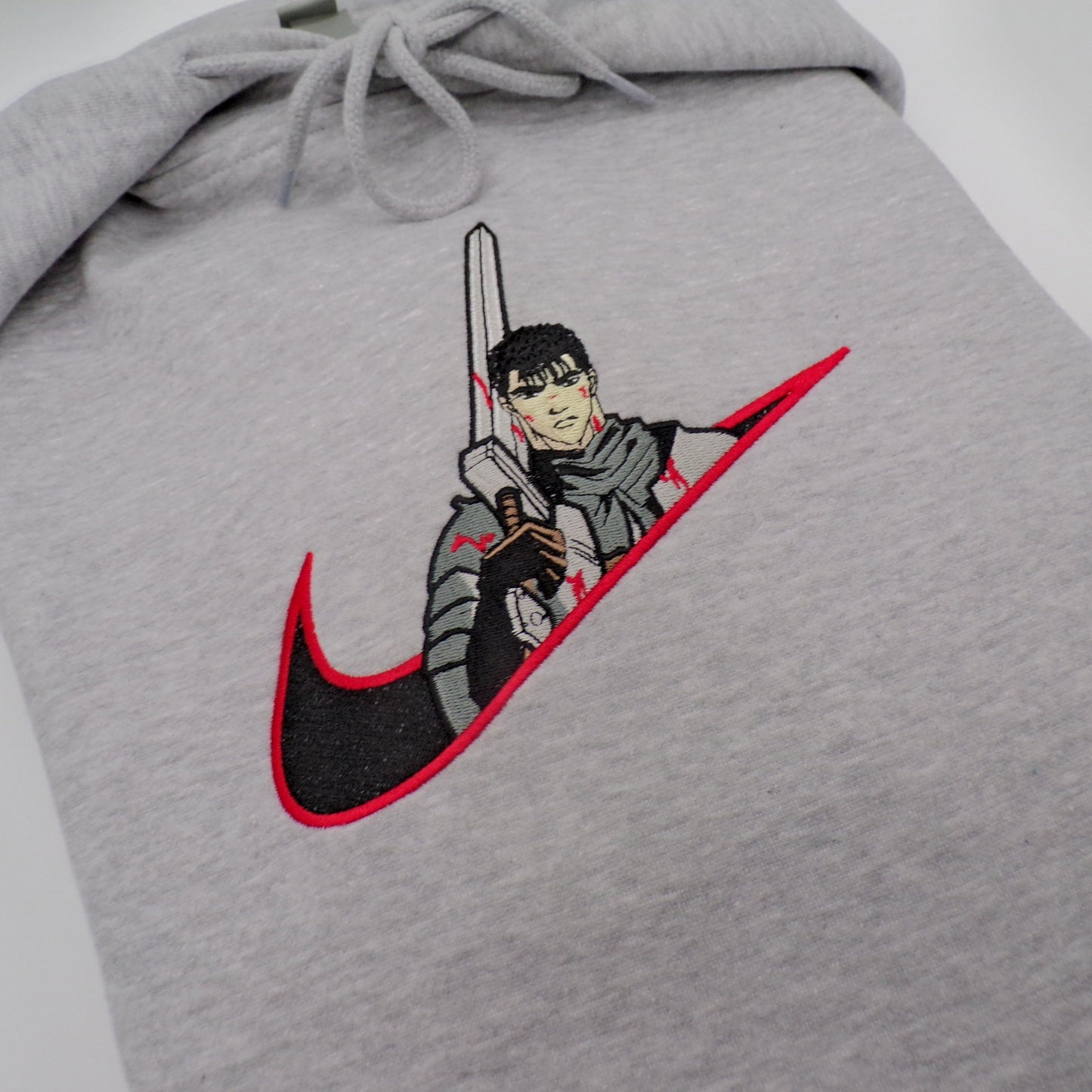 LIMITED BERSERK X BLOOD AND GUTS EMBROIDERED ANIME HOODIE