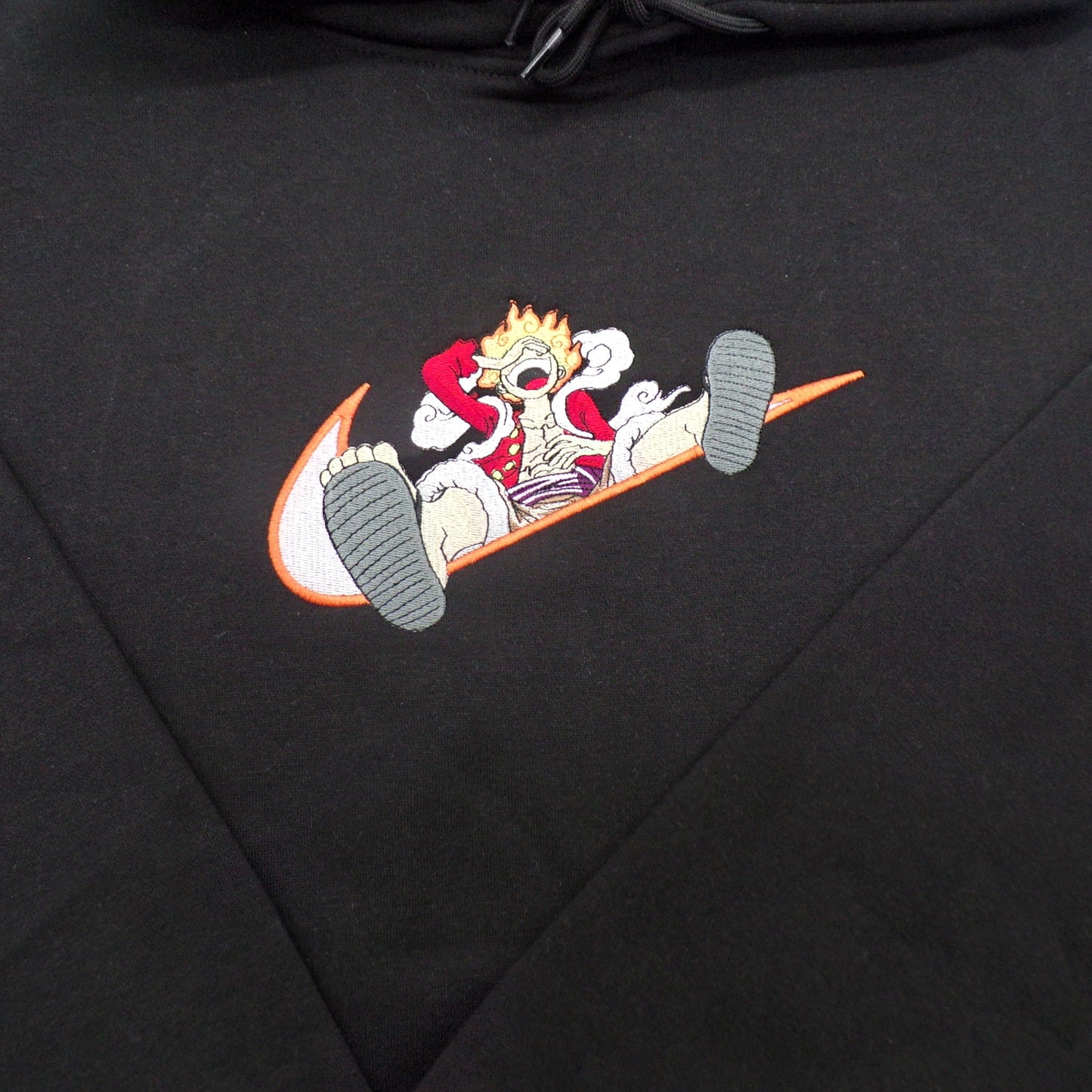 LIMITED ONE PIECE X MONKEY D. LUFFY 5TH GEAR EMBROIDERED ANIME HOODIE