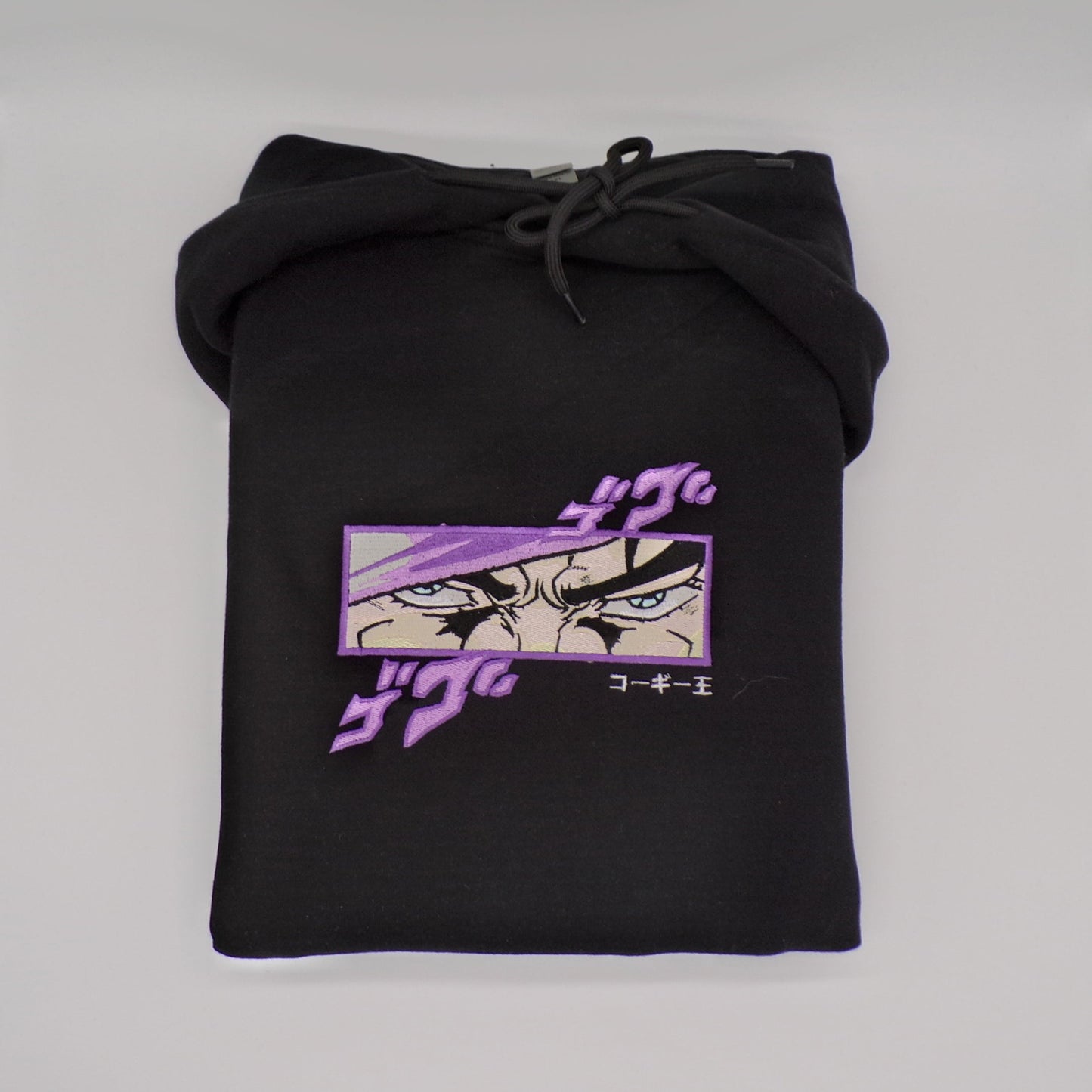 LIMITED JOJO JOTARO KUJO RAGE KINGDAMN CUSTOM EMBROIDERED HOODIE