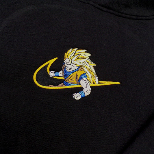 LIMITED SUPER SAIYAN 3 GOKU EMBROIDERED HOODIE