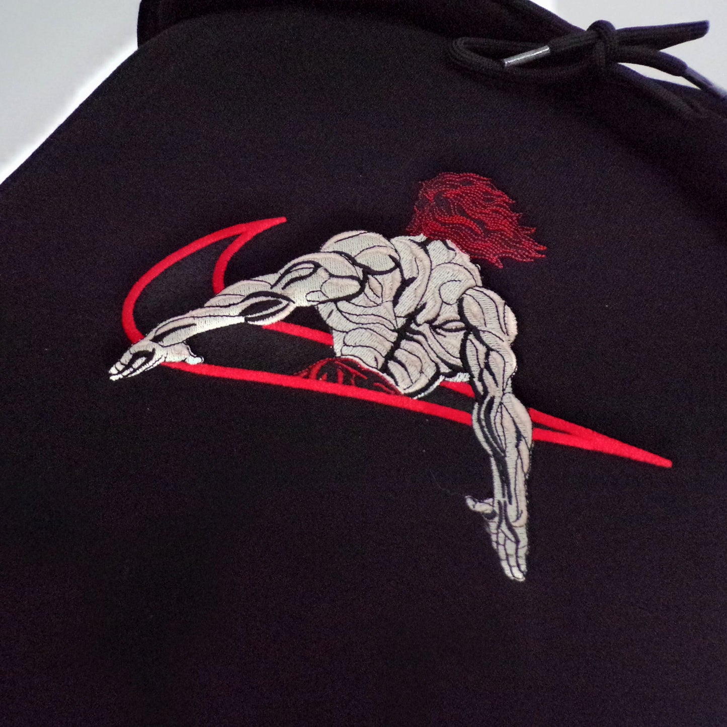 LIMITED YUJIRO NATTY HANMA EMBROIDERED HOODIE